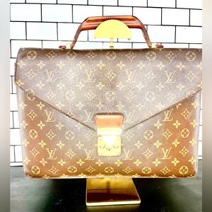 Vintage Louis Vuitton Monogram Serviette Conseiller Briefcase